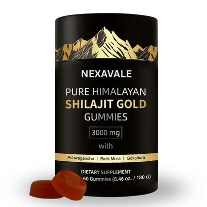 Nexavale™ – Pure Himalayan Shilajit Gummies - Nexavale
