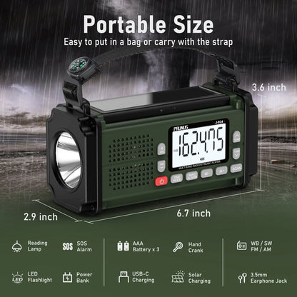 SafetyLink™ 7 In 1 Emergency Radio - Nexavale